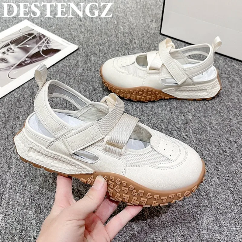

Women Flat Platform Sandals New Sneakers Shoes Casual Slingback 2025 Summer New Sport Running Shoes Shallow Sandalias De Mujer