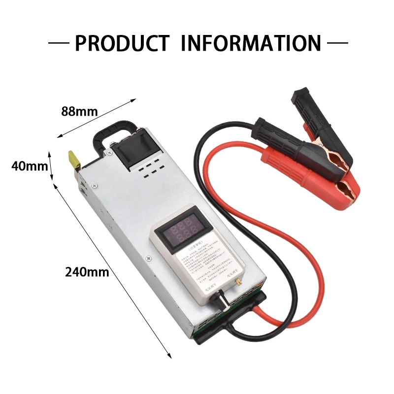 14,6 V 20 A 40 A 62 A LiFPO4-Schnellladegerät, Auto-Programmiernetzteil, Wohnmobil-Ladegerät 3–15 V, 2–62 A, einstellbares Spannungsstrom-Ladegerät – Detail 5