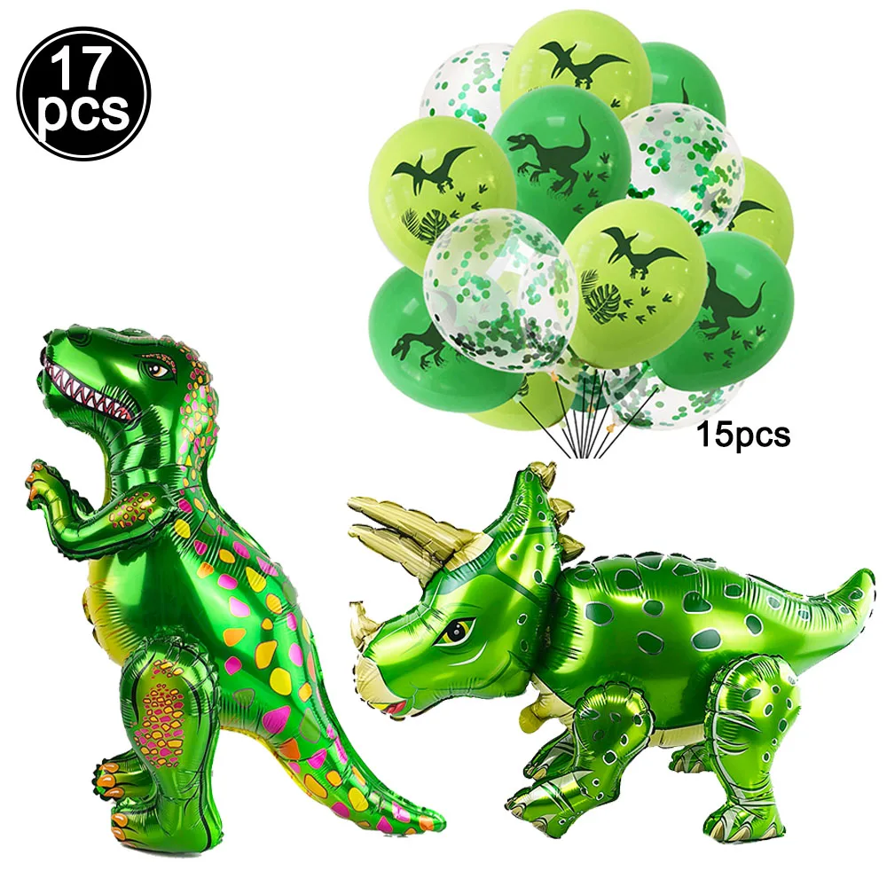 3D Dinosaurier Ballon Cartoon Dinosaurier Stehender Ballon Kinder Jurassic Dinosaurier Partydekorationen – Detail 3