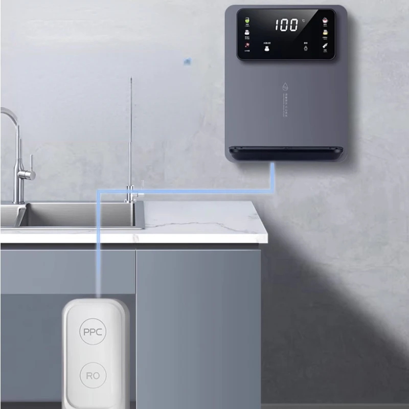 Color Screen Quick-Heating Pipeline Machine Water Dispenser Temperature Adjustment Water Volume Instant Hot Wall-Mounted