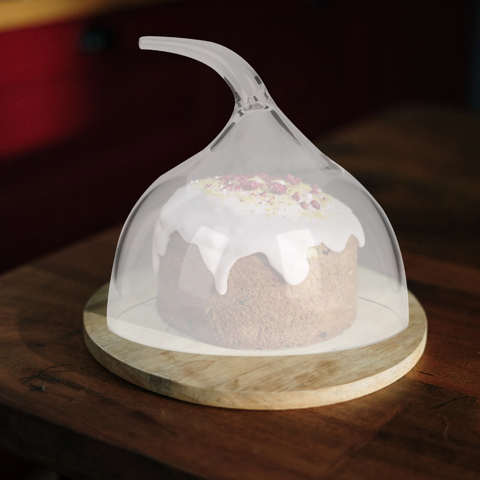 

Acrylic Cake Cover Dessert Protector Clear Thick Stable Travel Cheese Dust Proof Transparent Kitchen Tool Party Cake