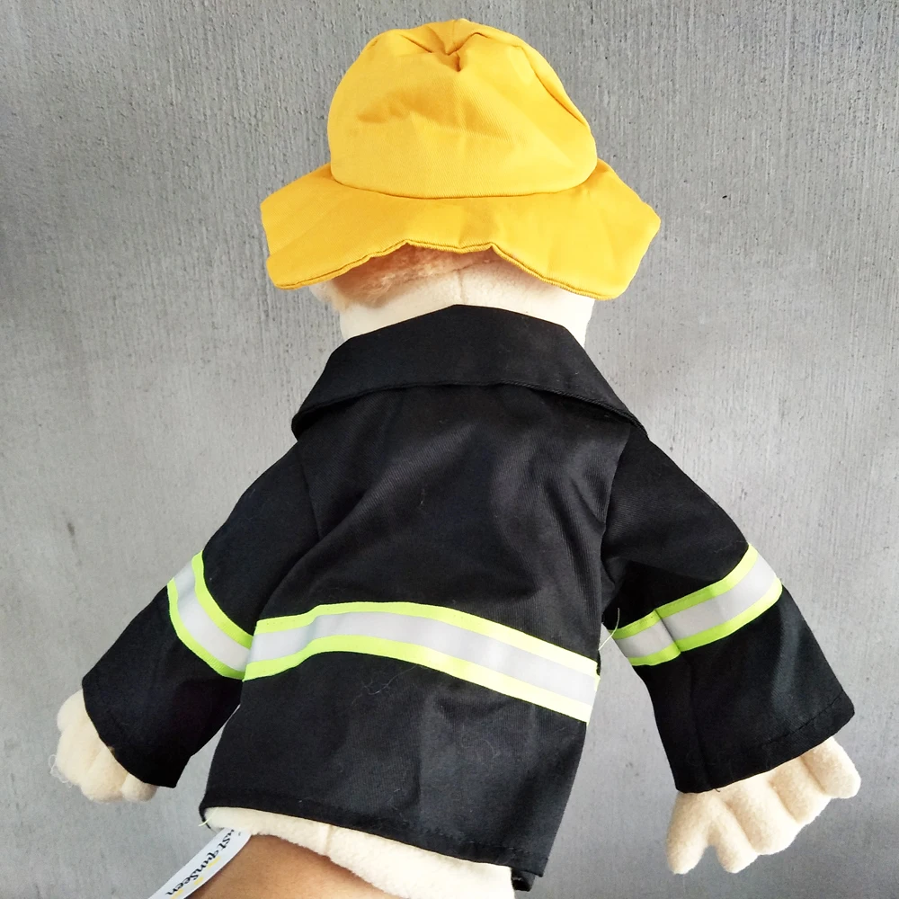 高品質漫画プロのハンドパペットぬいぐるみ消防士口移動子供の誕生日ギフト