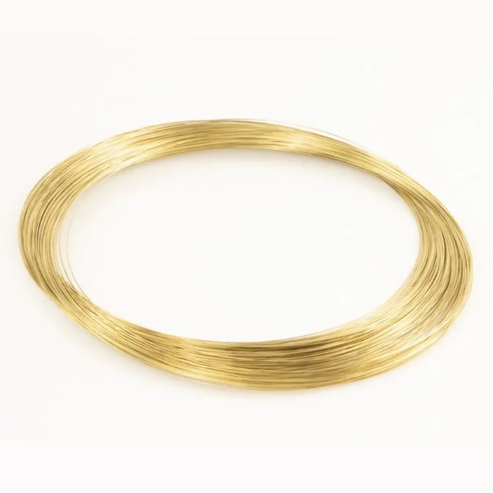 New Brass Brass Wire 5M/Roll Bendable Jewelry Wire 0.3-1mm Brass Round Wire