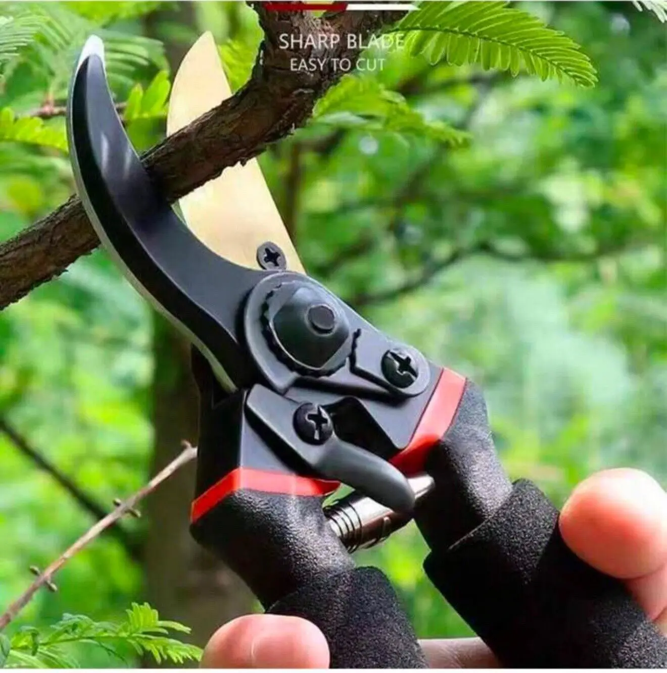 

8" SK5 Blade Bypass Pruning Shears Professional Heavy-Duty Garden Tool