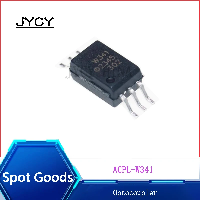 10PCS/lote Optocoupler  ACPL-W341-500E NEW STOCK W341 SOP6 Optoelectronic optocoupler isolator chip