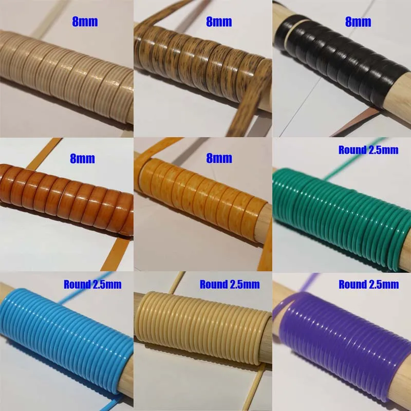 500g Flat/Round PE Synthetic Rattan Material For Weaving Handmade DIY Plastic Cane Rope Knit Repair Chair Table Sofa Basket