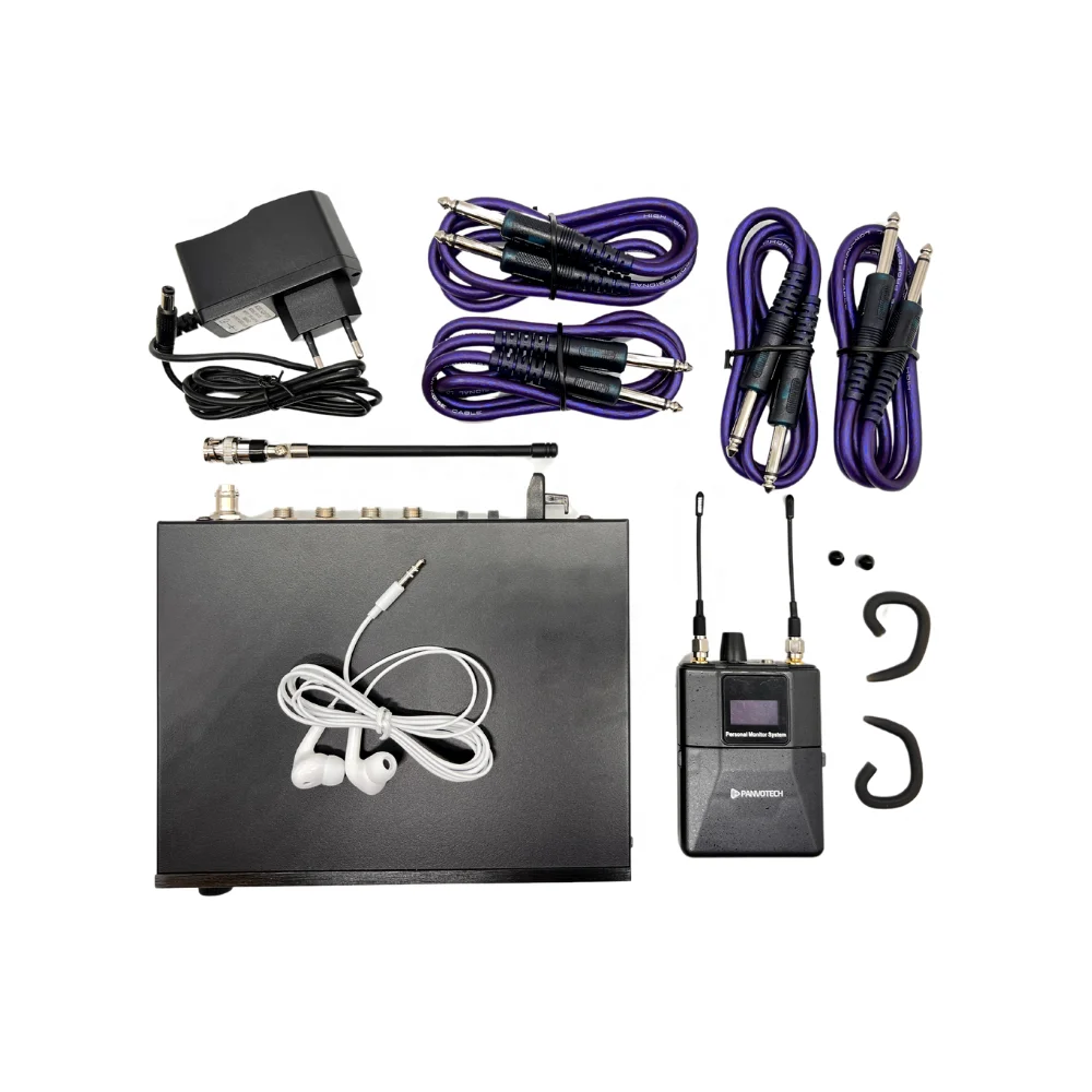 Panvotech PSM300 Stereo UHF Wireless In-Ear System Professional IEM For Vocal, Instrument, Studio & Stage Performance
