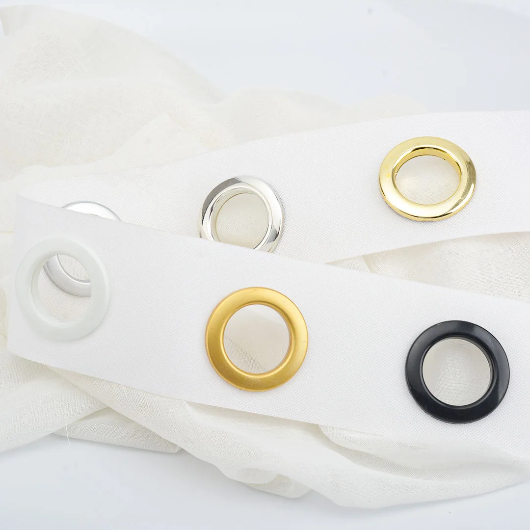 Plastic Curtain Eyelet Ring Curtain Accessories Roman Rod Home Decoration Grommet Top High Quality Curtain Eyelet Ring