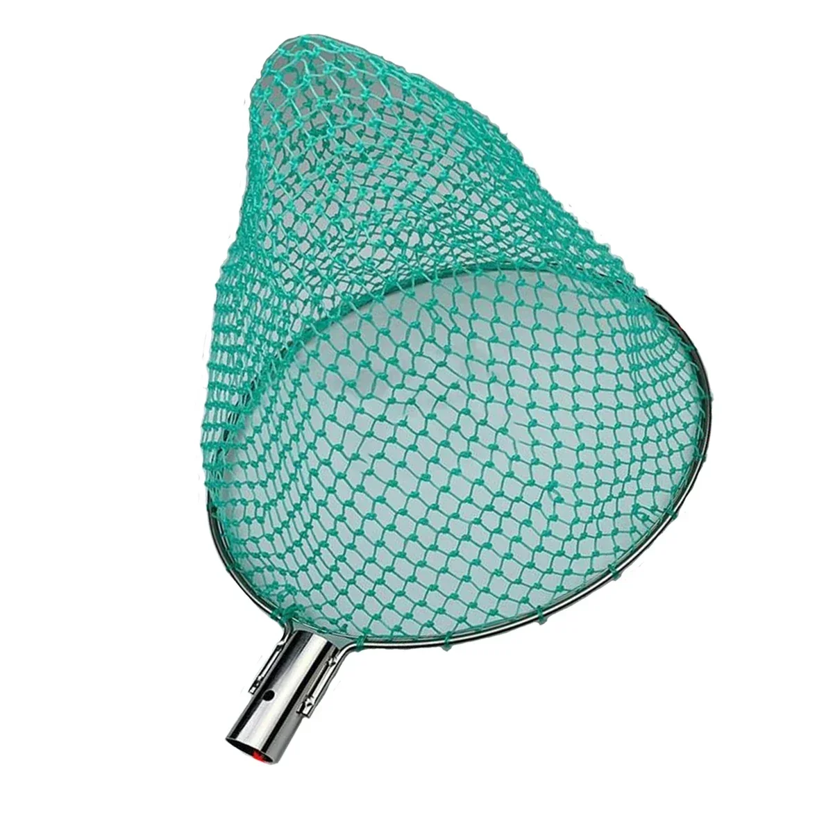 Diameter 20cm-35cm Strong Line Landing Net of Head Solid Stainless Steel Turck Net Small Mesh Fishing Net Dipneting Fishing Tool