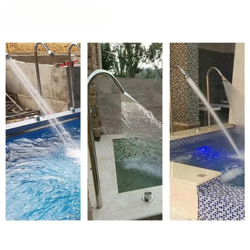 1pc Swimming pool massage jets/Outdoor Swim Spa/Universal Duck Mouthnozzle Impact Bath/Pool Water Spa Relaxing spray nozzle
