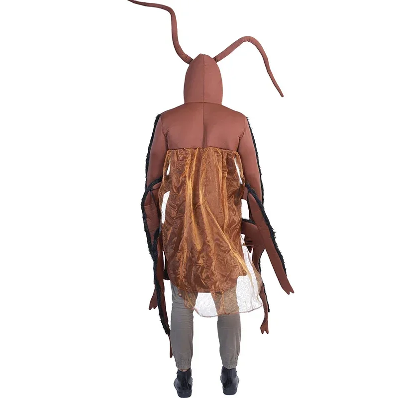 Animal Cockroach Cosplay Costume Halloween Funny Christmas Jumpsuit For Adult Kids Stage Performance Carnival Uniform MN1
