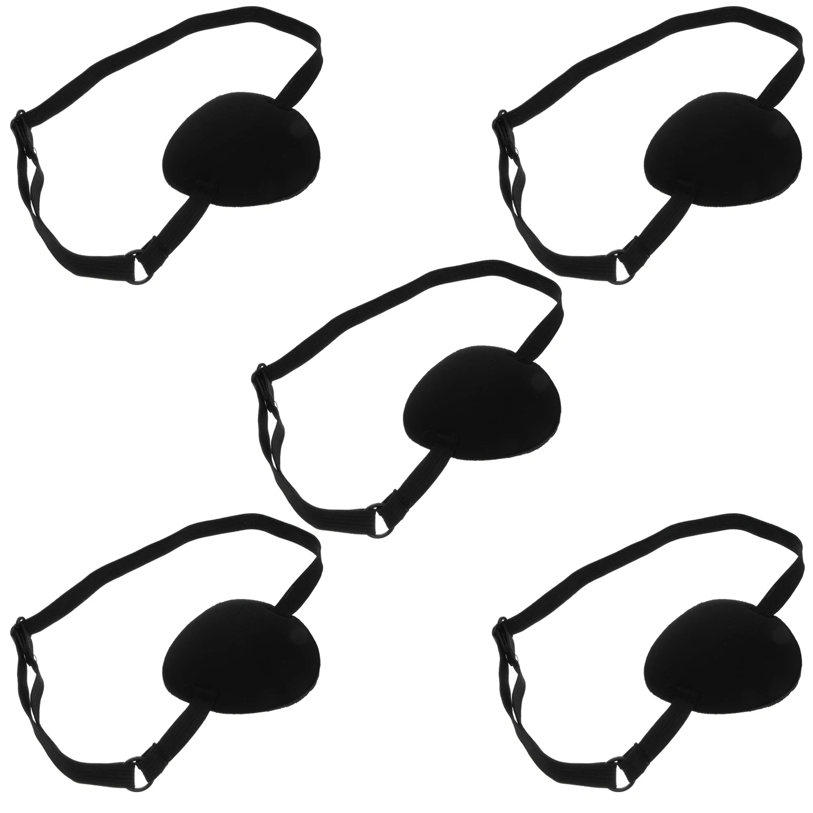 

10pcs Sponge Eye Patch for Kids Amblyopia Comfortable Breathable Stretchy Band Portable Halloween Costume Labor Protection