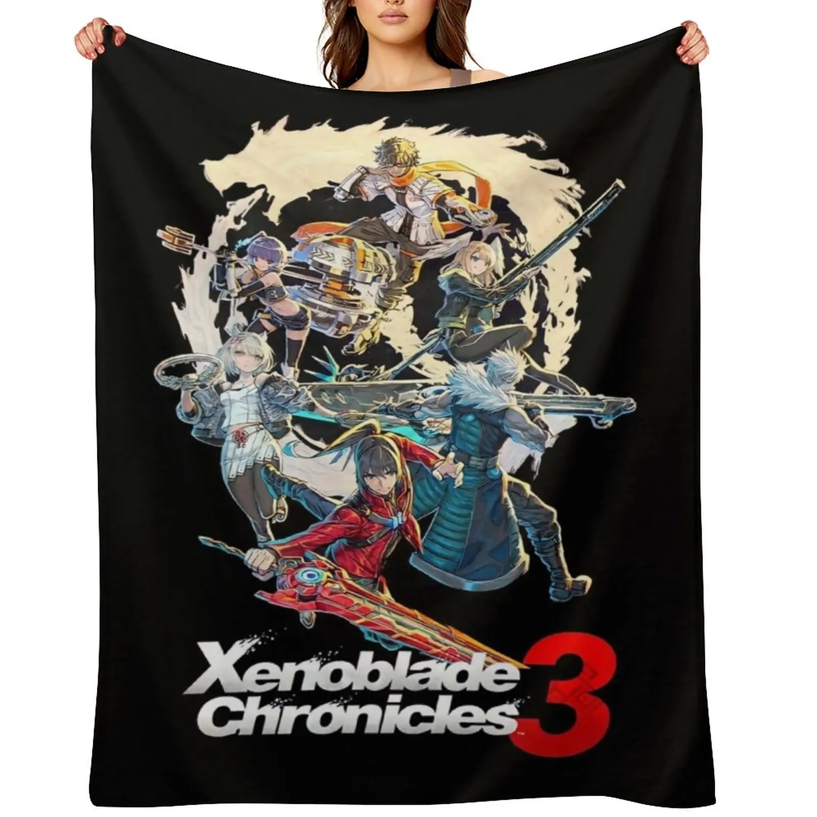 

All Times Of Xenoblade 3 Throw Blanket Thins Loose for sofa Blankets