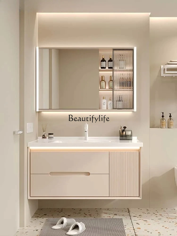 

bathroom cabinet ceramic integrated hand wash basin cabinet combination washstand bathroom cabinet