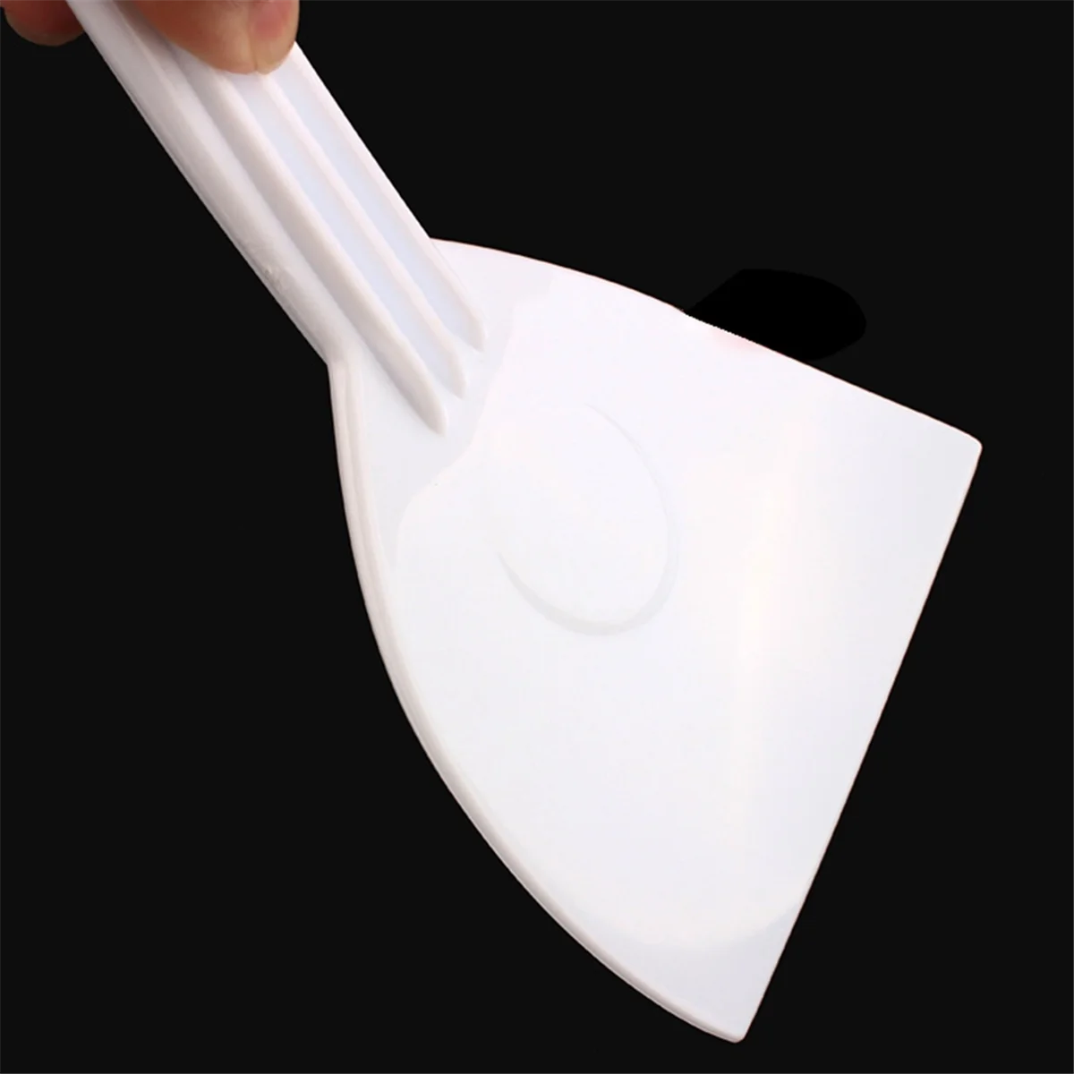 Cake Knife Plastic Scraper Butter Dough Cutter DIY Baking Kitchen Tool Soft Scraper Chocolate Shovel Triangle