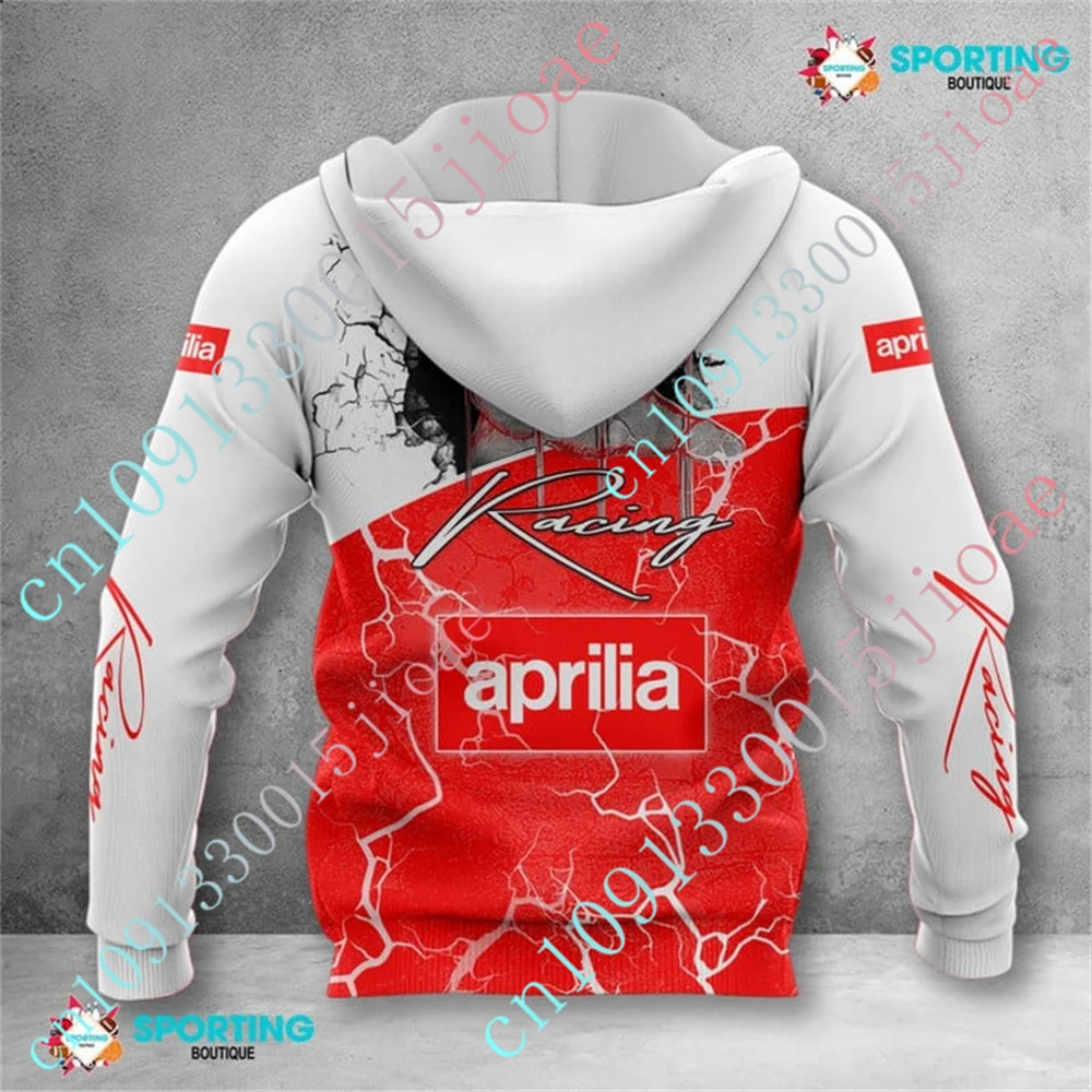 Aprilia Oversize Zip Hoodies Unisex Clothing Anime Hoodies For Men Women Harajuku Pullover Top Casual Sweatshirt Custom Logo