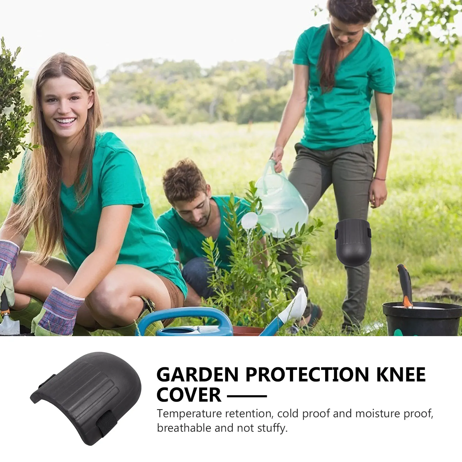 

2Pairs Knee Pad Professional Work Knee Guard Comfortable Durable Wear-Resistant Garden Kneepad Protective Pads for Men