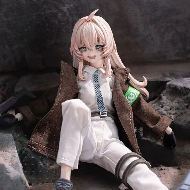 Hot Sale Cute Authentic Eden Industrial Black Iron Resting Symbol Series Six Inch Cloth Clothes Mobile Doll Bjd Blind Box view 2