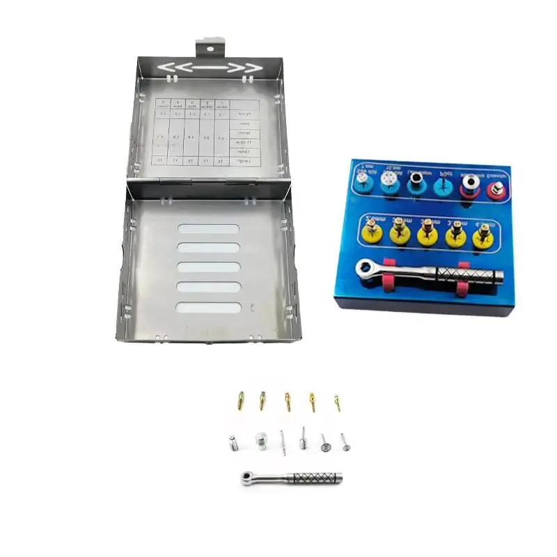 Dental Implant Bone Compression Kit | Sinus Lift Expander & Surgical Instruments Set | Universal Steel Trimmer Tools