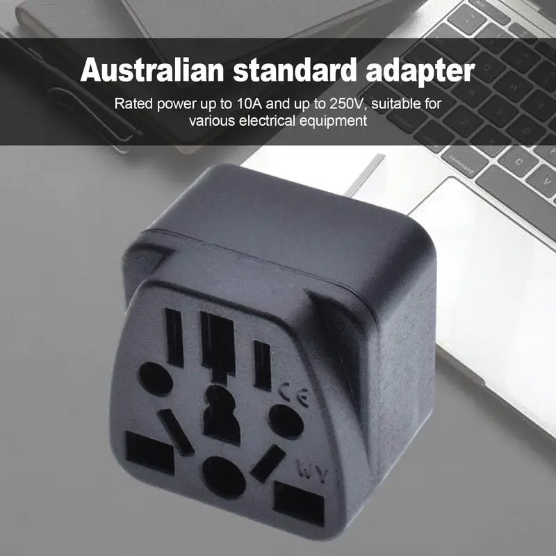 Plug Adapter 250V10A Wall Adapter For Traving In China Australia New Zealand Argentina Plug 3-Flat Australia Wall Plug Converter