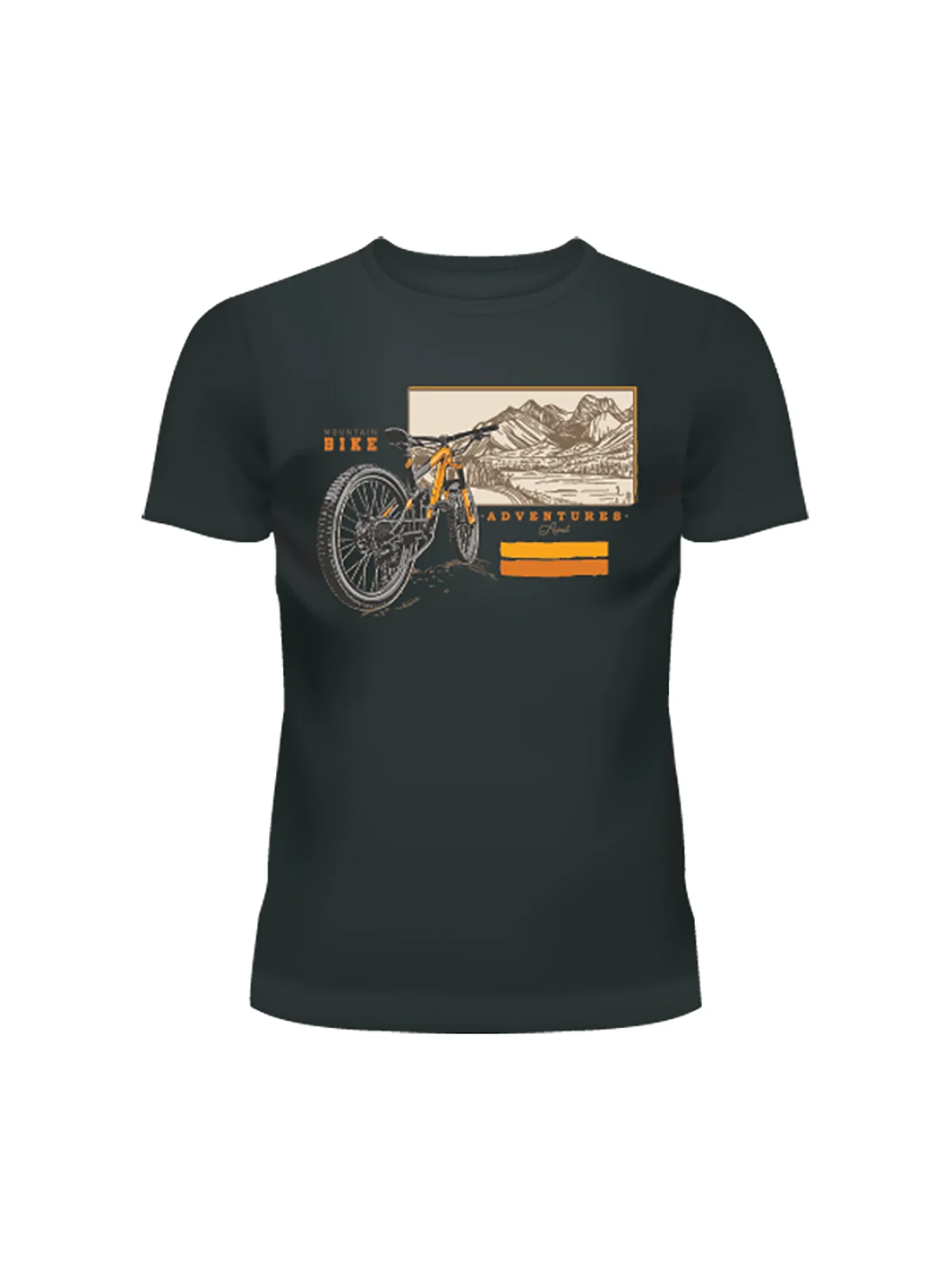 Unisex Cotton T-Shirt Short Sleeve Extreme Sports Off-Road Bicycle Motocross Printed Youth Fashion Summer Anti-Wrinkle