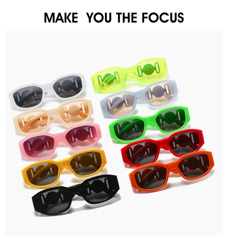 Vintage Quadratische Luxus Kleine Rahmen Sonnenbrille Männer Frauen Rechteck Marke Design Fashion Square Sonnenbrille Shades Vintage Gläser – Detail 5