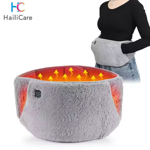 Electric Heating Belt Hand Warmer Winter Heater Waist Warmers Hot Compress Abdominal Lumbar Uterus Warming Pad USB Charging