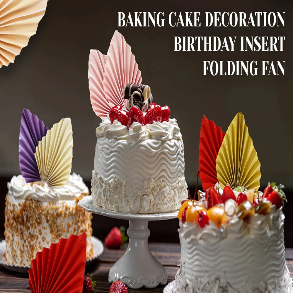 6 stücke Palm Speer Kuchen Topper Alles Gute Zum Geburtstag Palm Blatt Dekoration Kuchen Dekorieren Hochzeit Backen Dessert Tisch Party Gefälligkeiten – Detail 2
