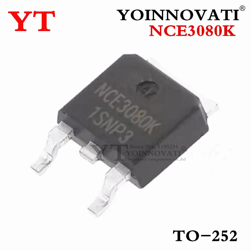 10PCS NCE3080K MOSFET-N 30V 80A NCE3080