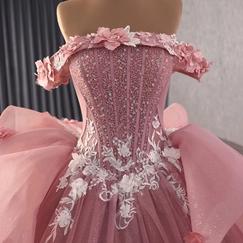 Рисунок 3 - Персиково-розовое платье Quinceanera