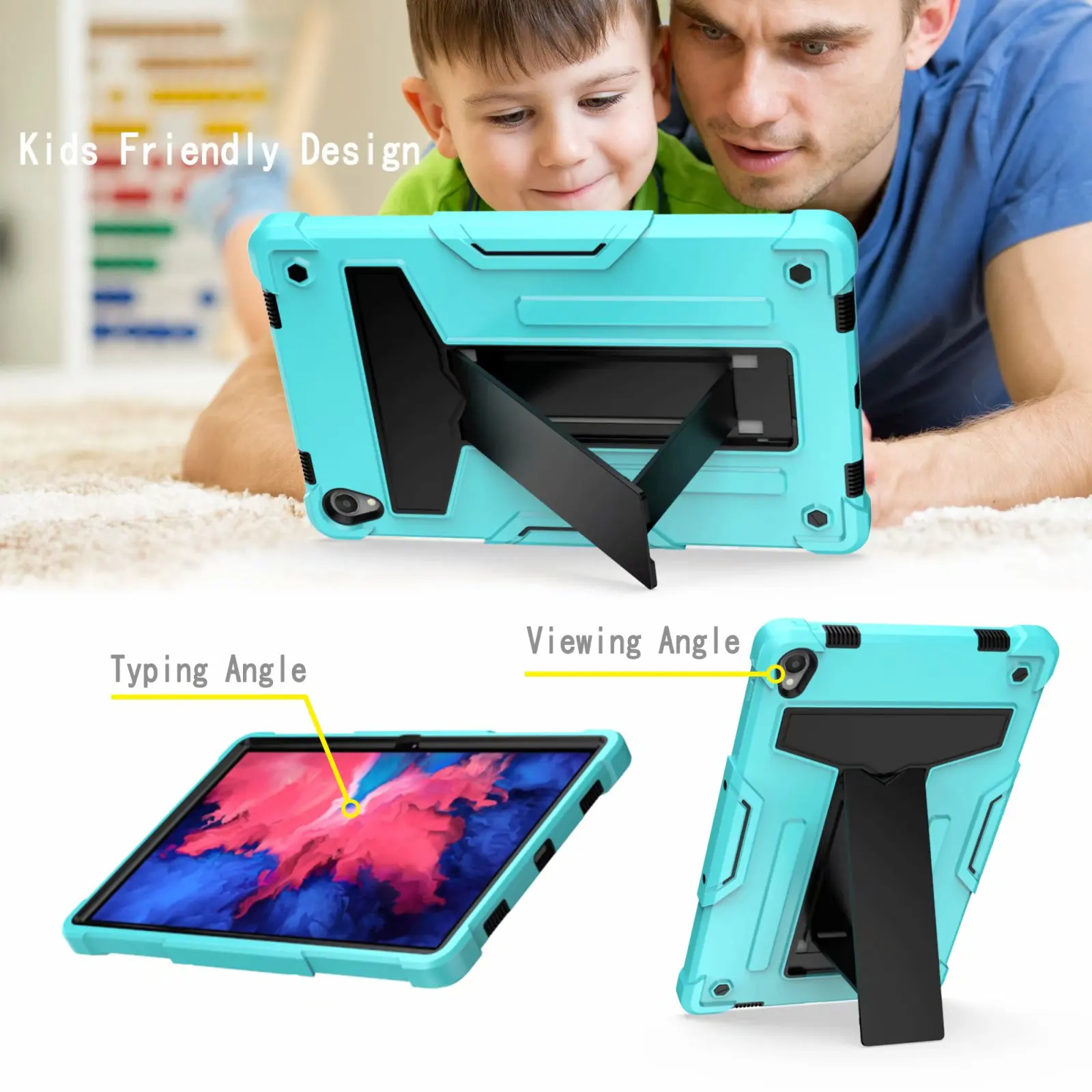 For Lenovo Tab M8 FHD TB-8705F TB-8705X TB-8705i 8 inch 2020 Case Full Body Shockproof Kids Safe Non-toxic Cover TPU Funda