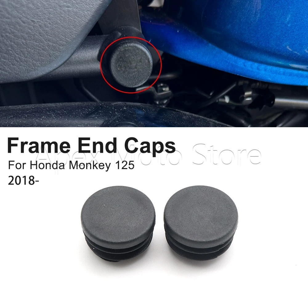 Motorcycle Accessories Frame Hole Cover Caps Plug Decorative Frame Cap Set For Honda Monkey 125 Monkey125 2018 2019 2020 2021