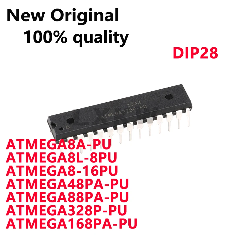 1/PCS New Original ATMEGA8A-PU ATMEGA8L-8PU ATMEGA8-16PU ATMEGA48PA-PU ATMEGA88PA-PU ATMEGA328P-PU ATMEGA168PA-PU DIP28