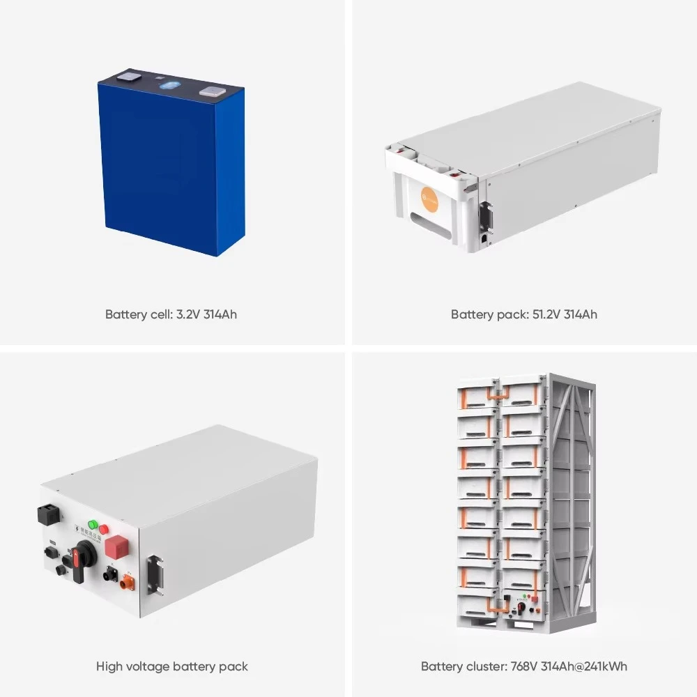 Sunark Bess Energy Storage Battery Pack 120Kwh 190Kwh 200Kwh 241Kwh Deep Cycle Solar Battery Made in China