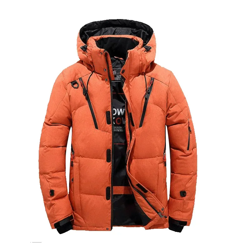 Dik Donsjack Met Kraag Voor Mannen, Warme Parka, Casual Jas, Waterdicht, Winter,-30 Graden, Maat 5xl