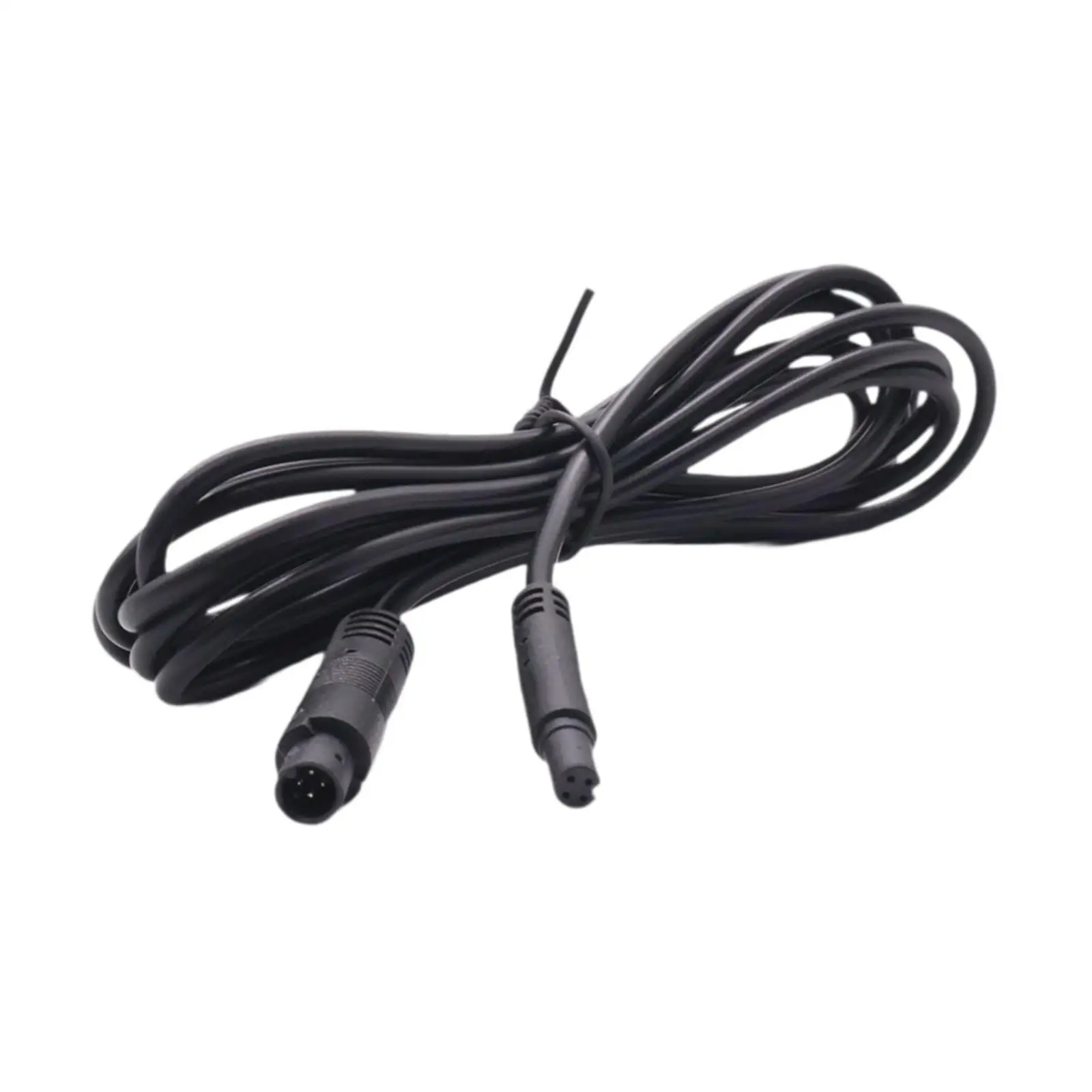 Backup Camera Extension Cable 4 Pin Rearview Camera Wire PVC for Dash Cam SUV Trailer Universal Compatibility