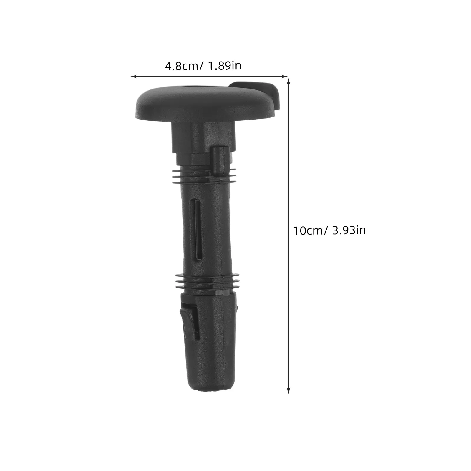 2Pcs Plastic Headrest Guide Posts Car Seat Headrests Insert Tube Universal Locking Black Guide Insert Tube Headrests Pin