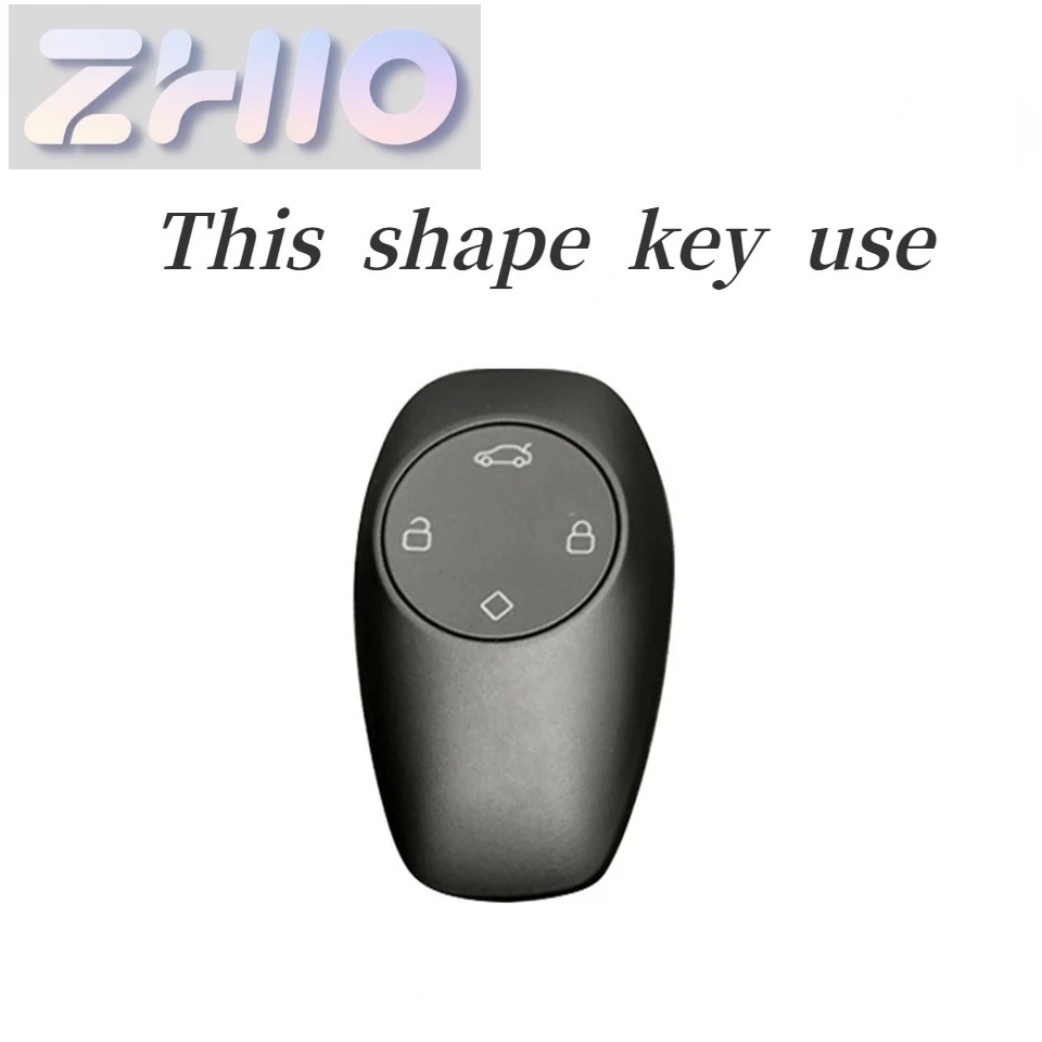 Zinc Alloy Car Remote Key Fob Case Cover Protector Shell Bag For Leapmotor T03 S01 C11 C01 Type Keyless Keychain Accessories