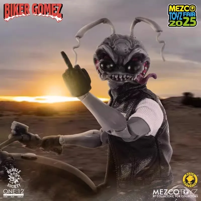 Mezco One: 12 Modello di moto Ant Man con etichetta in oro in scala 1/12 per 6''mezco