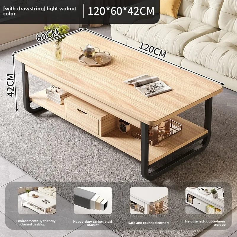 Firm Coffee Table Household Small Apartment Living Room Rectangular Small Low Table Office Small Tea Table Factory