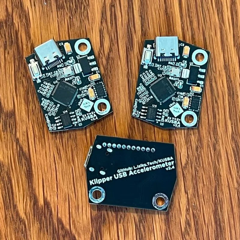 Kusba USB ADXL345 accelerometer PCB 2.4 Klipper อินพุต Shaper ปรับเทียบอัตโนมัติอินเตอร์เฟซ USB สำหรับ DIY เครื่องพิมพ์3D หรือ voron ทนทาน