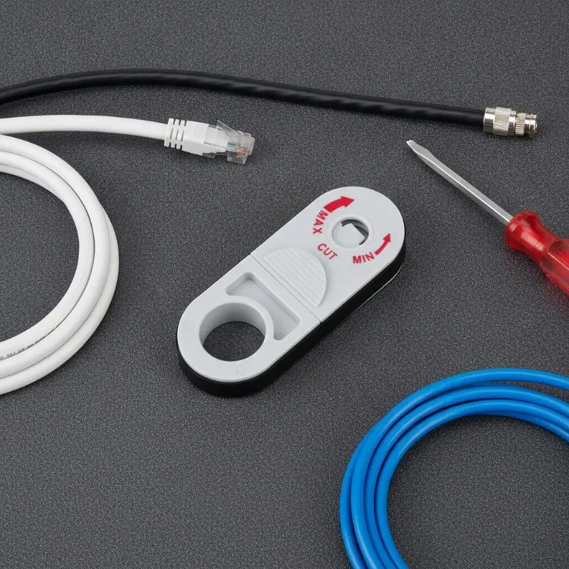Universal Coaxial Cable Stripper Rust Resistant Fast Wire  for Networking Setup DIY Home Renovation Projects