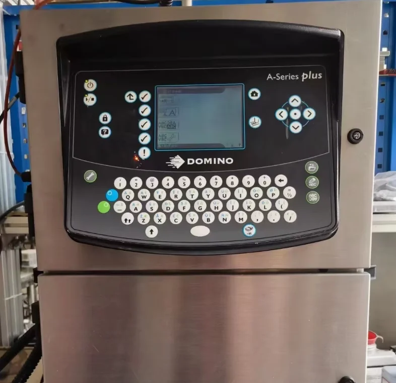 Domino A-Series Plus Refurbished Inkjet Printer Black Ink Expiry Date Printing Machine for Serial Number