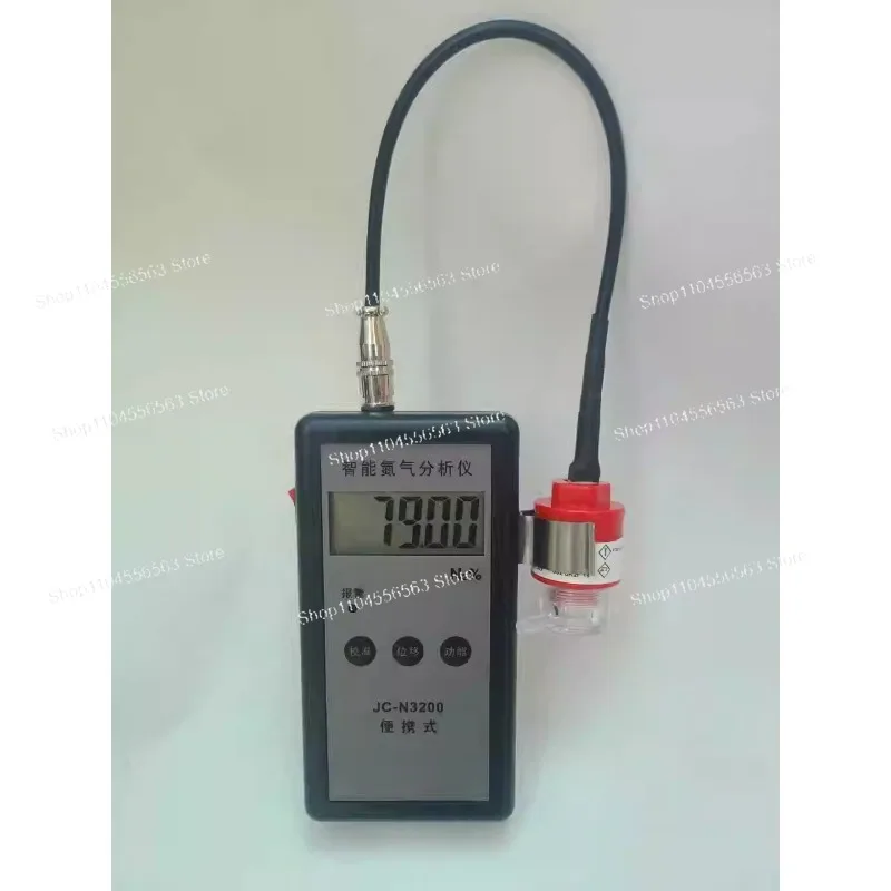 Industrial Grade Nitrogen Detector for Food Packages, High Precision N₂ Gas Analyzer