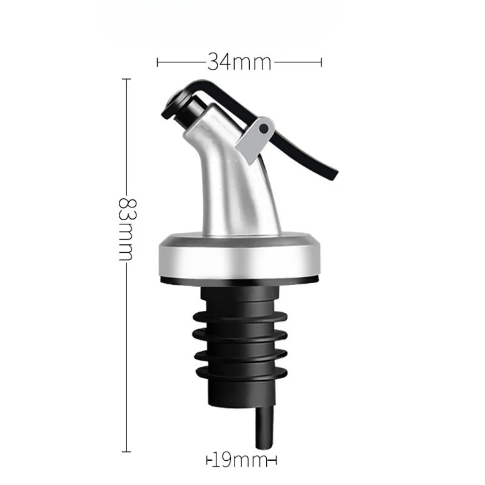 2PCS Golden Olive Oil Spray Oil Vinegar Bottle Stopper Leak Proof Plastic Wine Vinegar Kitchen Tools