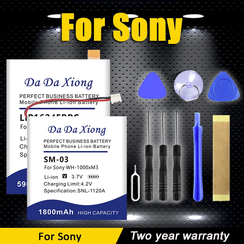 Battery For Sony Xperia Ericsson Z3 Z5 C3 X XA2 P990 J100i J300 K5 WH-1000XM3 S700 F8132 Z L36H LT22 H4331 PSP3000 Ultra Mini