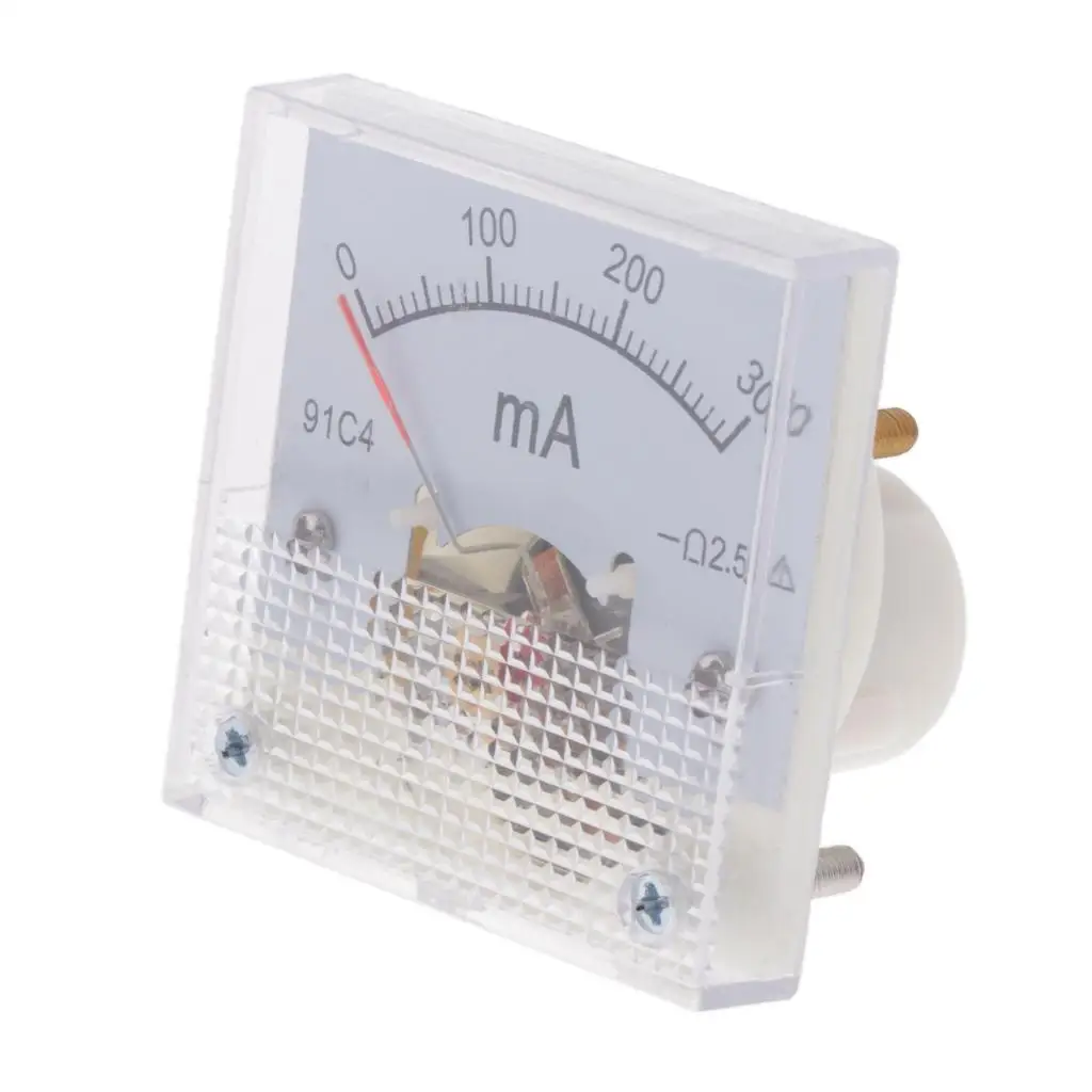 

Аналоговый амперметр, панельный измеритель тока, амперметр постоянного тока, пластиковый амперметр для индикатора батареи