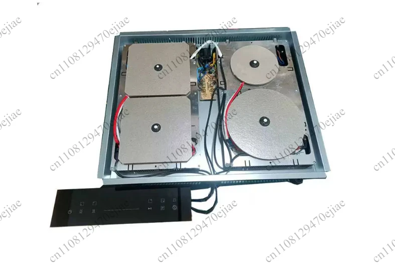 220V-240V Portable Countertop Induction Cooktop - 4 Cooking Zones, Built-in Invisible Design, Sleek Glass Surface