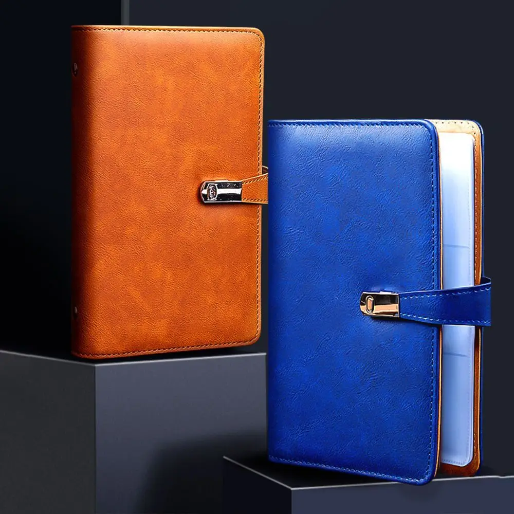 New Hold 120 Cards Card Holder Book PU Leather Portable Cards Collection Album Credit Card Holder for Men & Women