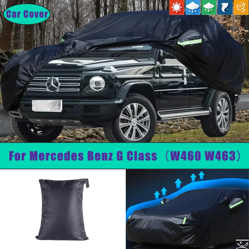 

For Mercedes Benz G Class Car Full Outer Covers Outdoor Waterproof Dustproof Sun Rain Snow Protection Exterior Car Accessories